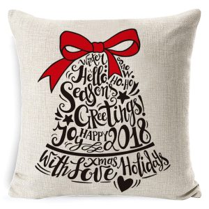Housse De Coussin Noël – Cloche Magique