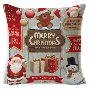 Housse De Coussin Noël – Noël En Folie
